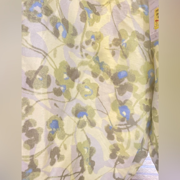 Sigrid Olsen Floral silk Cropped Pants Sz 12P - Picture 7 of 8